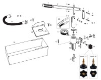 Rems Push Push INOX Electric Manual Powered Pump Cordless Radial Press Spare parts